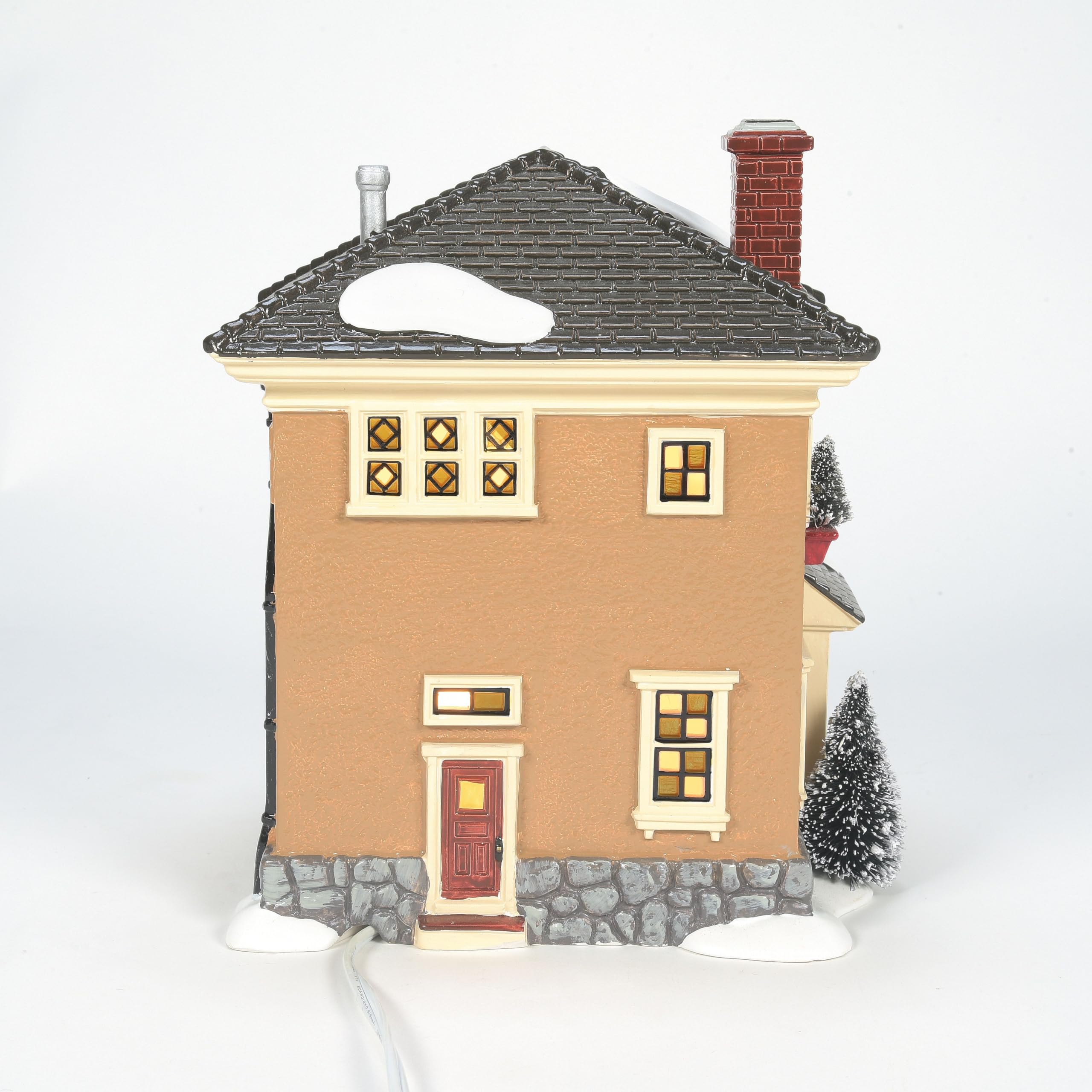 Department 56 hand-painted facade highlighting delicate craftsmanship benefit