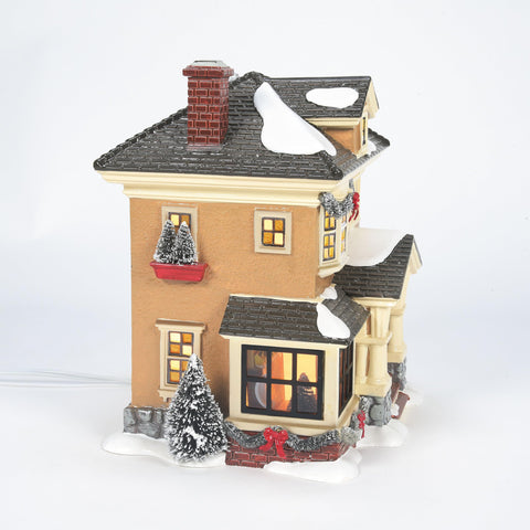 Department 56 packaging with included bulb showing ready-to-display convenience