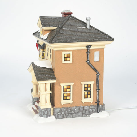 Department 56 paired with Grandma figurine showing coordinated storytelling