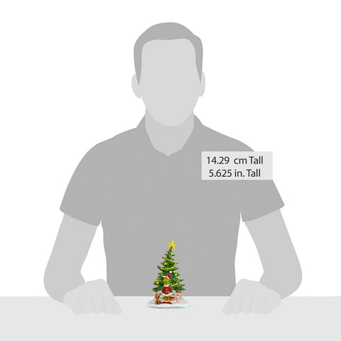 Department 56 side profile illustrating figurine shape and depth
