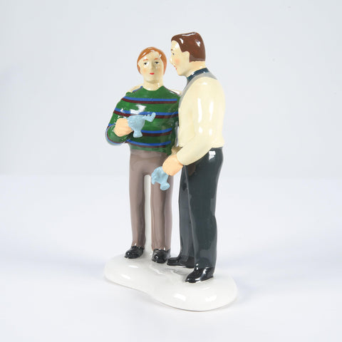 Department 56 hand-painted brushstroke detail benefit: artisanal finish visible