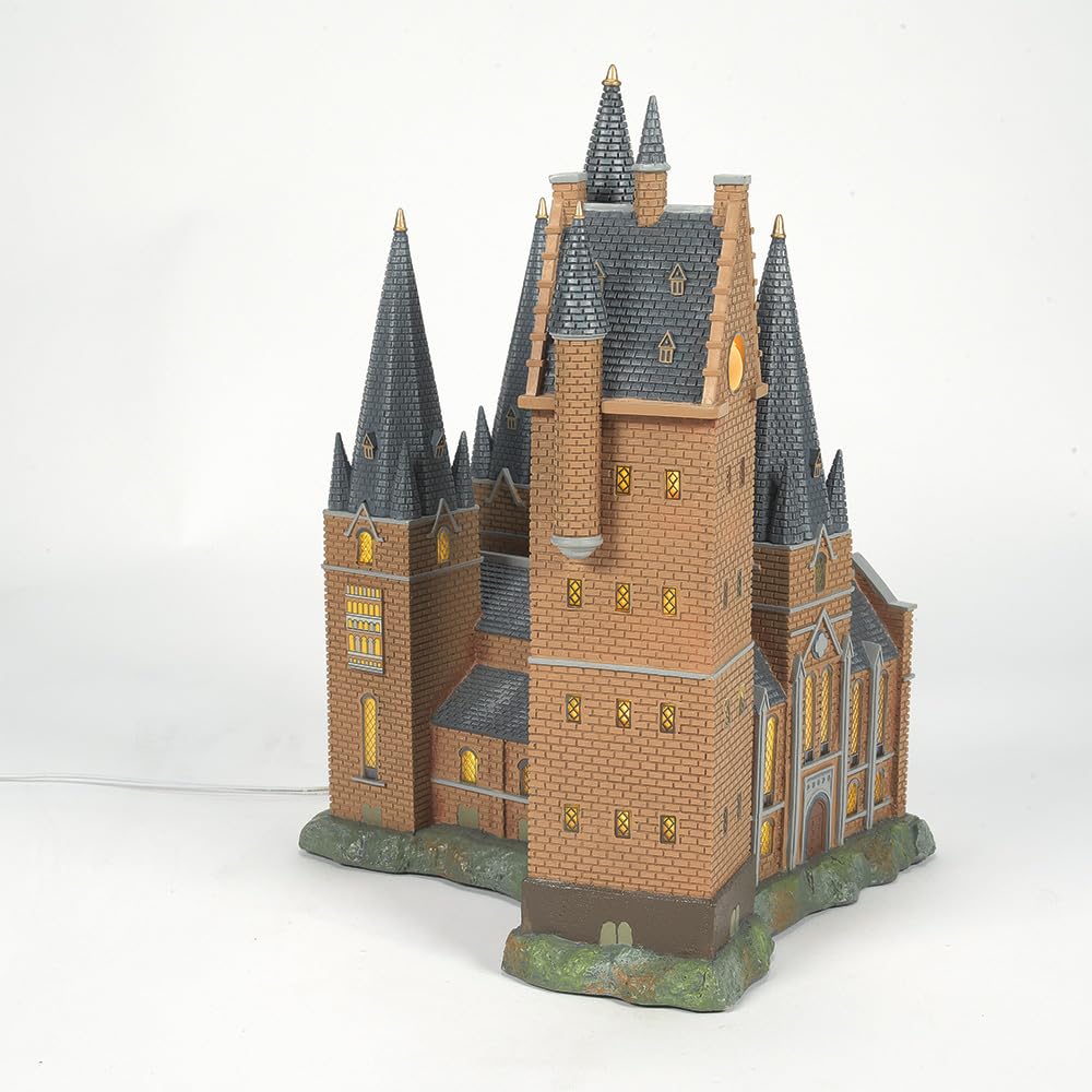 Department 56 base close-up of carved stone texture ensuring durable handcrafted quality