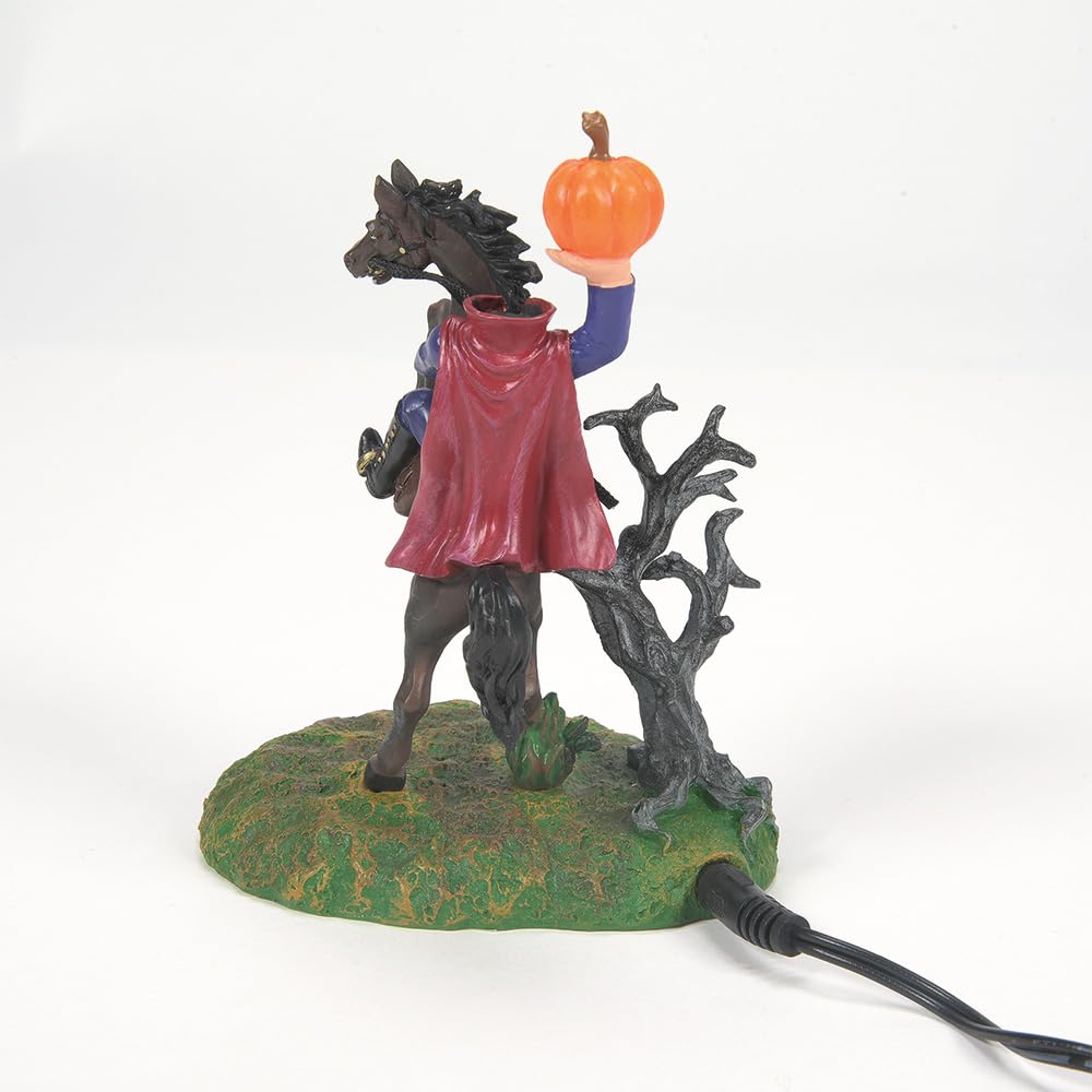 Department 56 horse close-up showing expressive pose for display impact