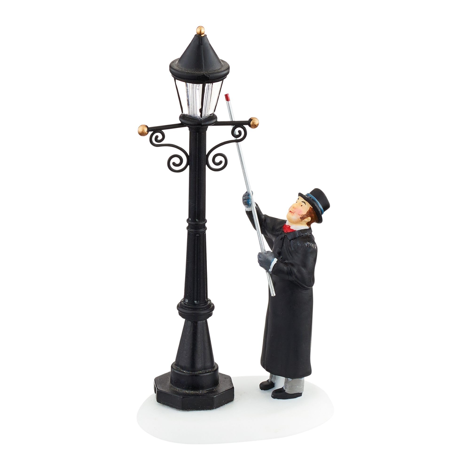 Department 56 front view of lamplight accessory showing period charm and focal glow