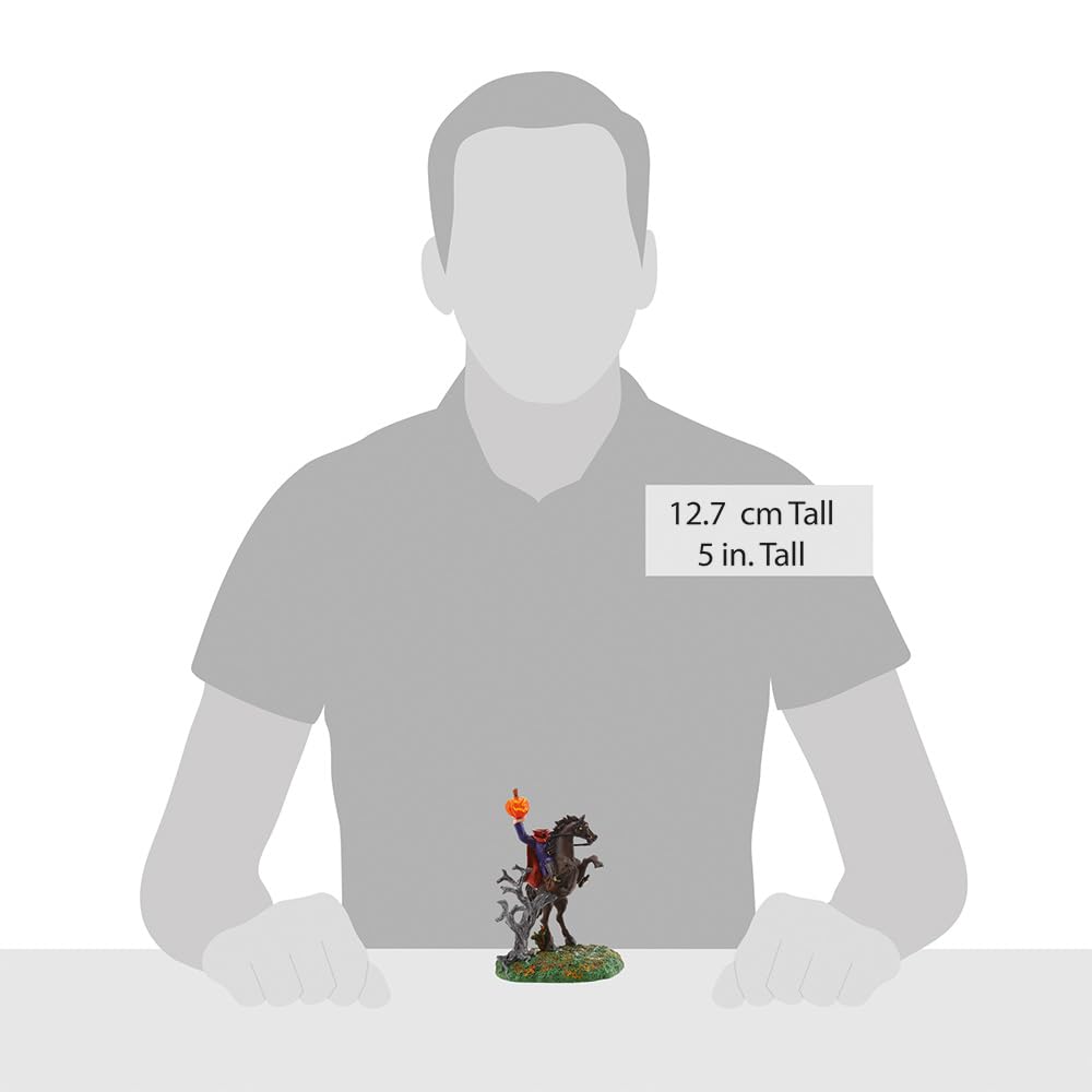 Department 56 scale comparison next to a ruler showing size clarity benefit
