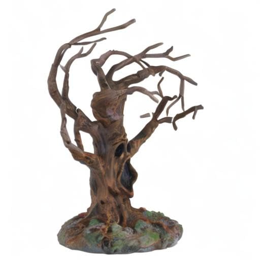 Department 56 Stormy Night close-up shows hand-painted texture and depth