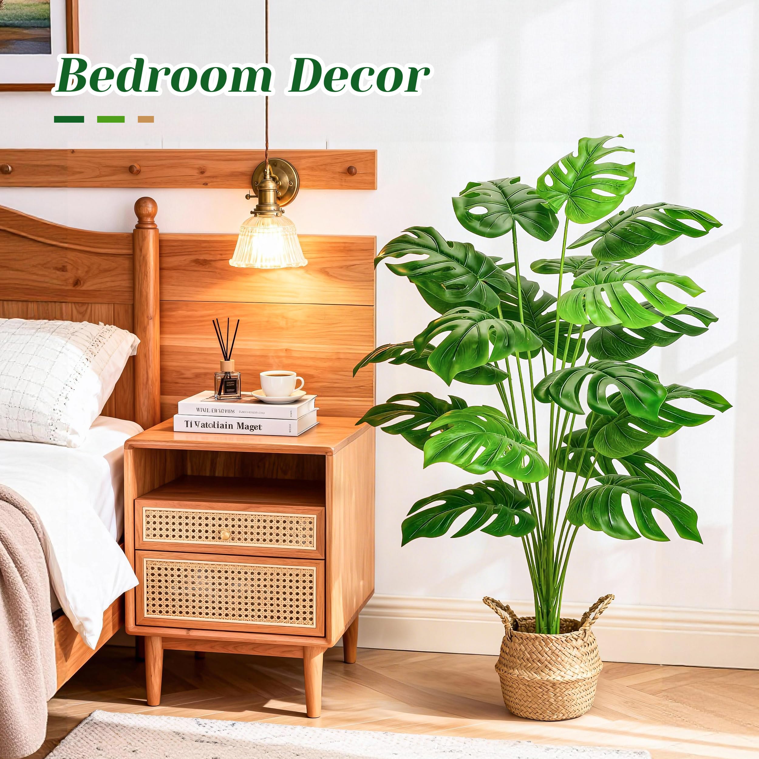 Der Rose styled in living room adding green focal point and enhancing décor