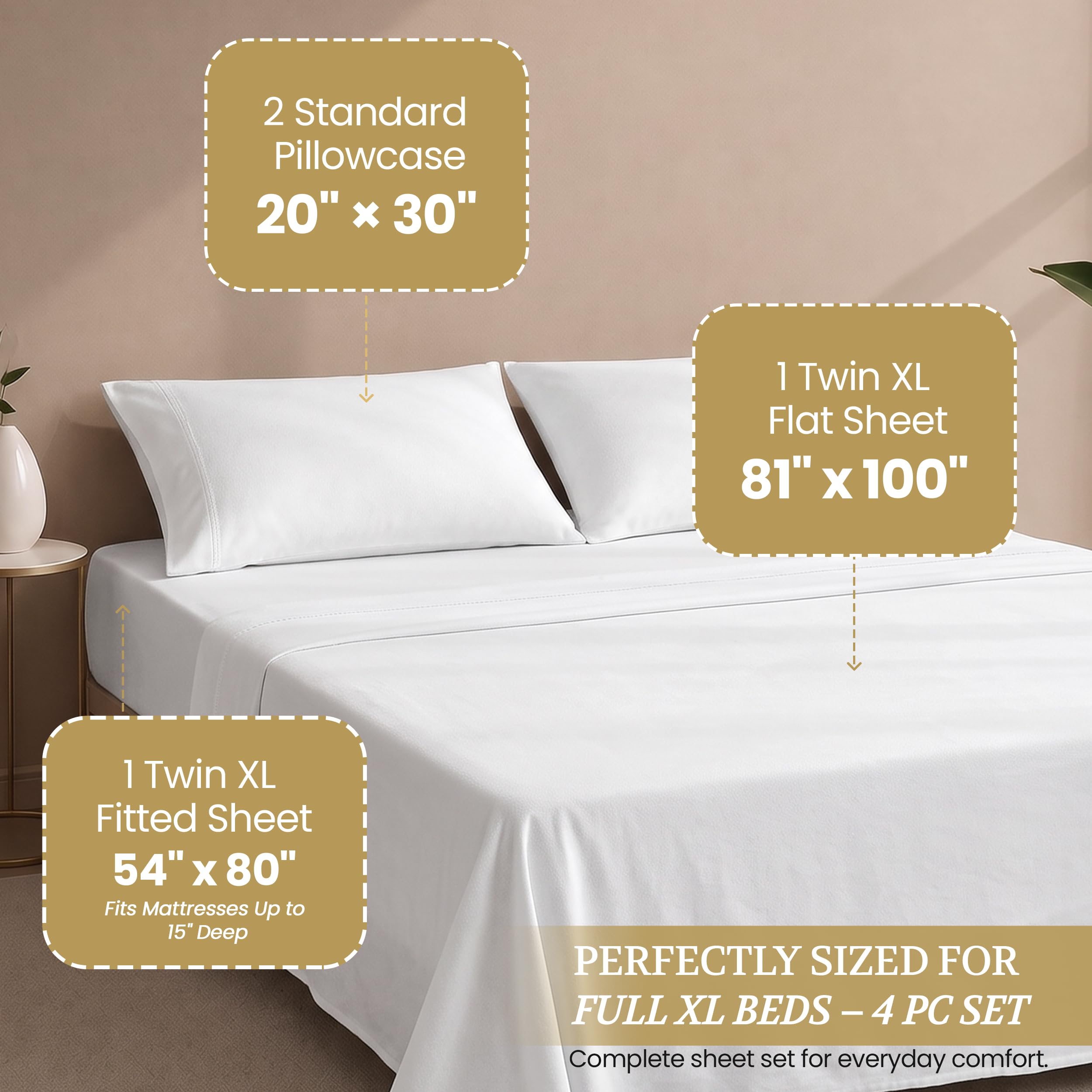 DESTINY CRESCENT styled bedroom scene showing cozy, welcoming white linens
