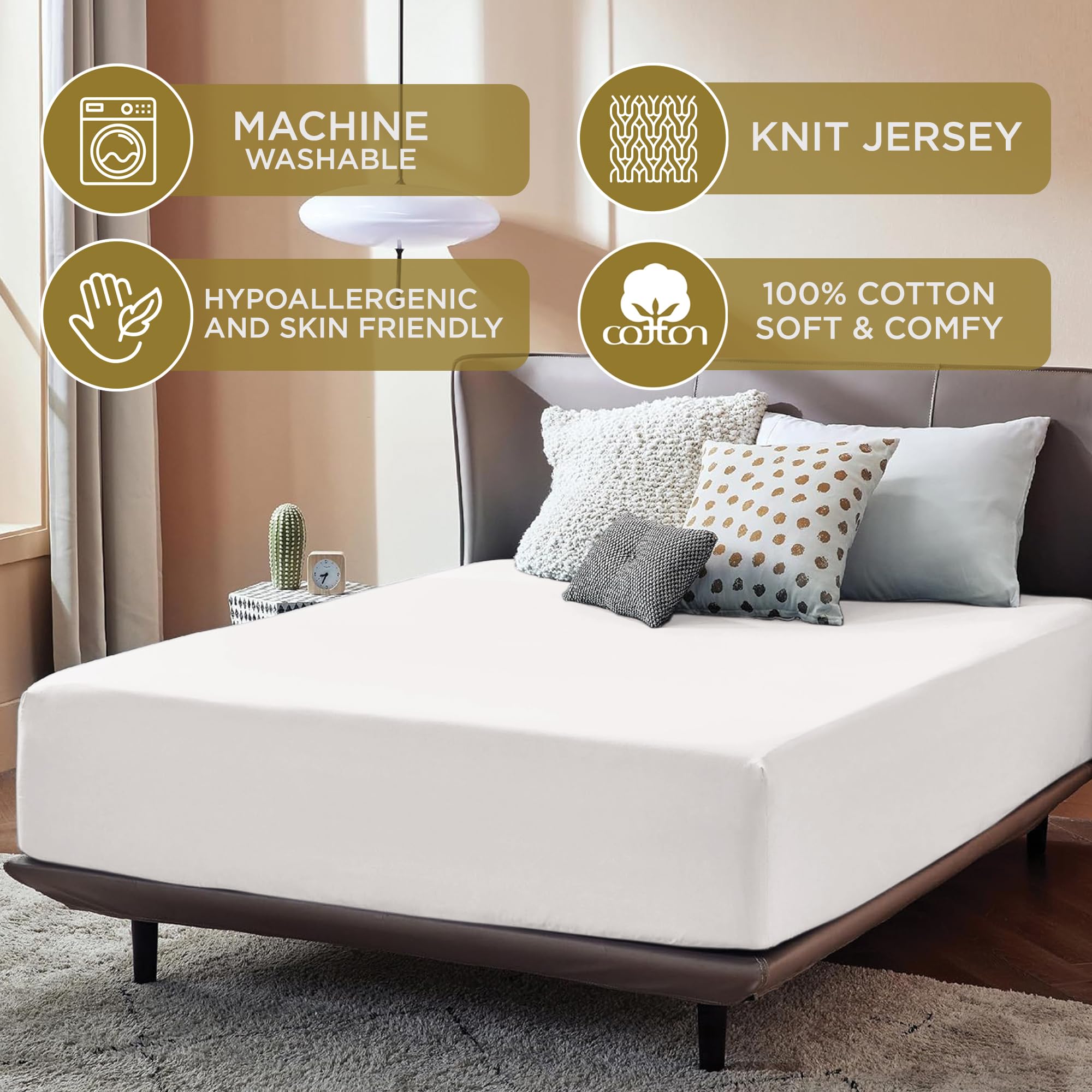 DESTINY CRESCENT care label close-up indicating machine-washable easy-care benefit