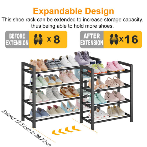Detsuk expanded width inside closet showing adjustable fit benefit maximized storage