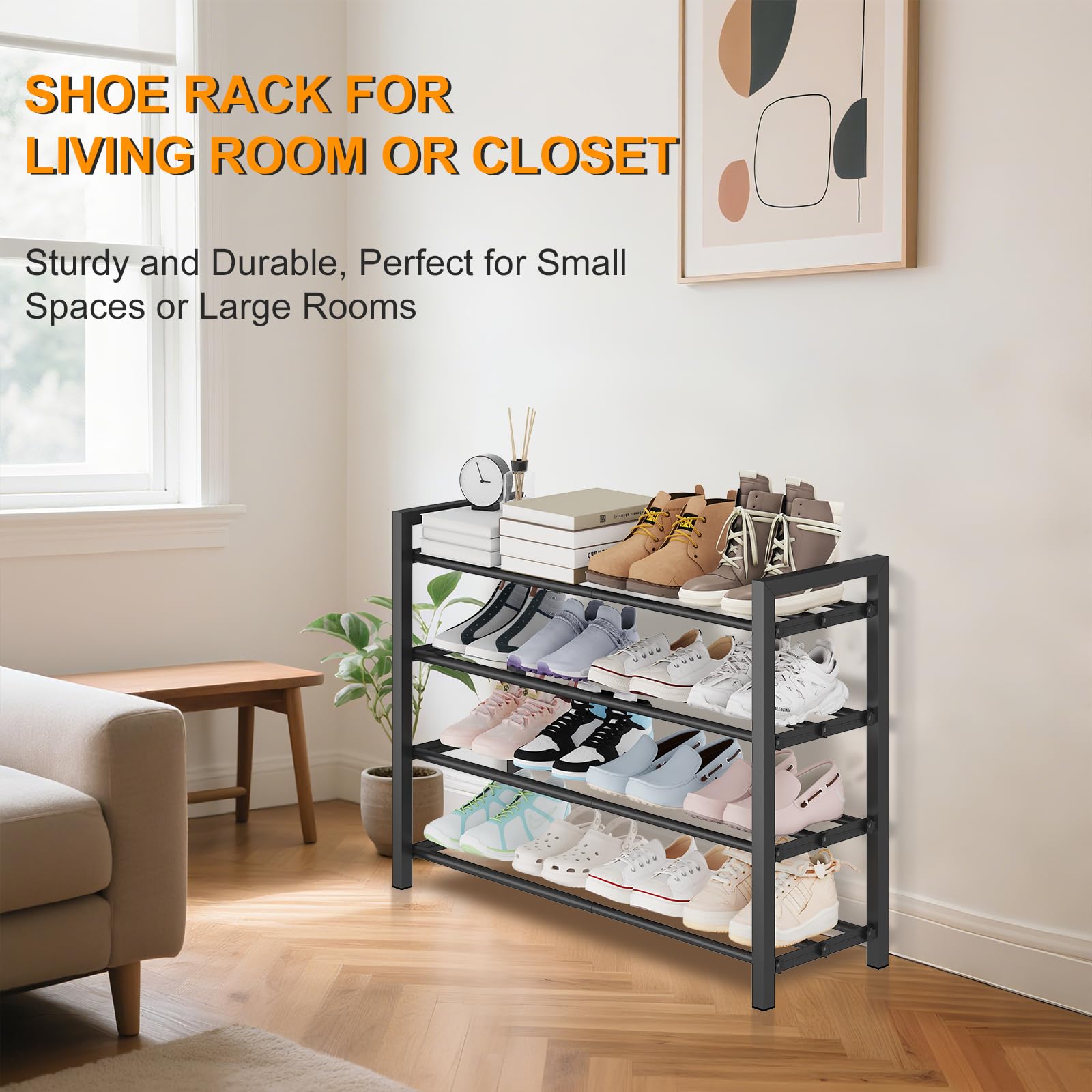 Detsuk rack next to doorway showing scale benefit compact footprint