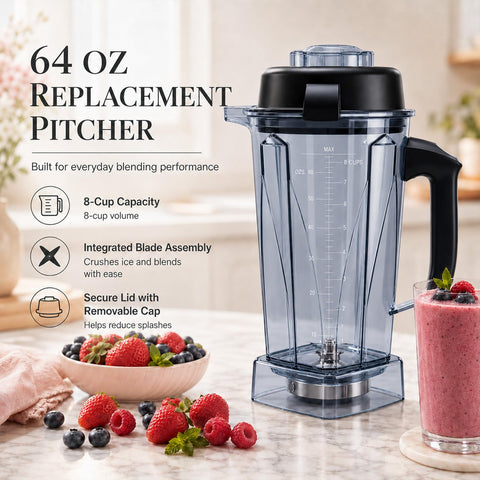Deuovht in use pouring a smoothie fast serving for family convenience