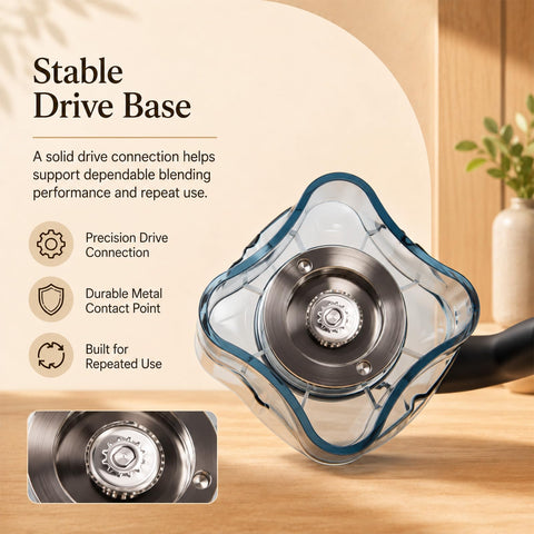 Deuovht pitcher next to kitchen objects showing 64oz scale advantage