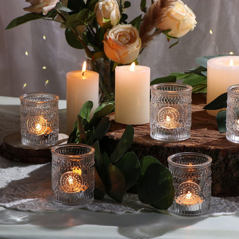DEVI clustered holders on reception table showing ambient lighting benefit