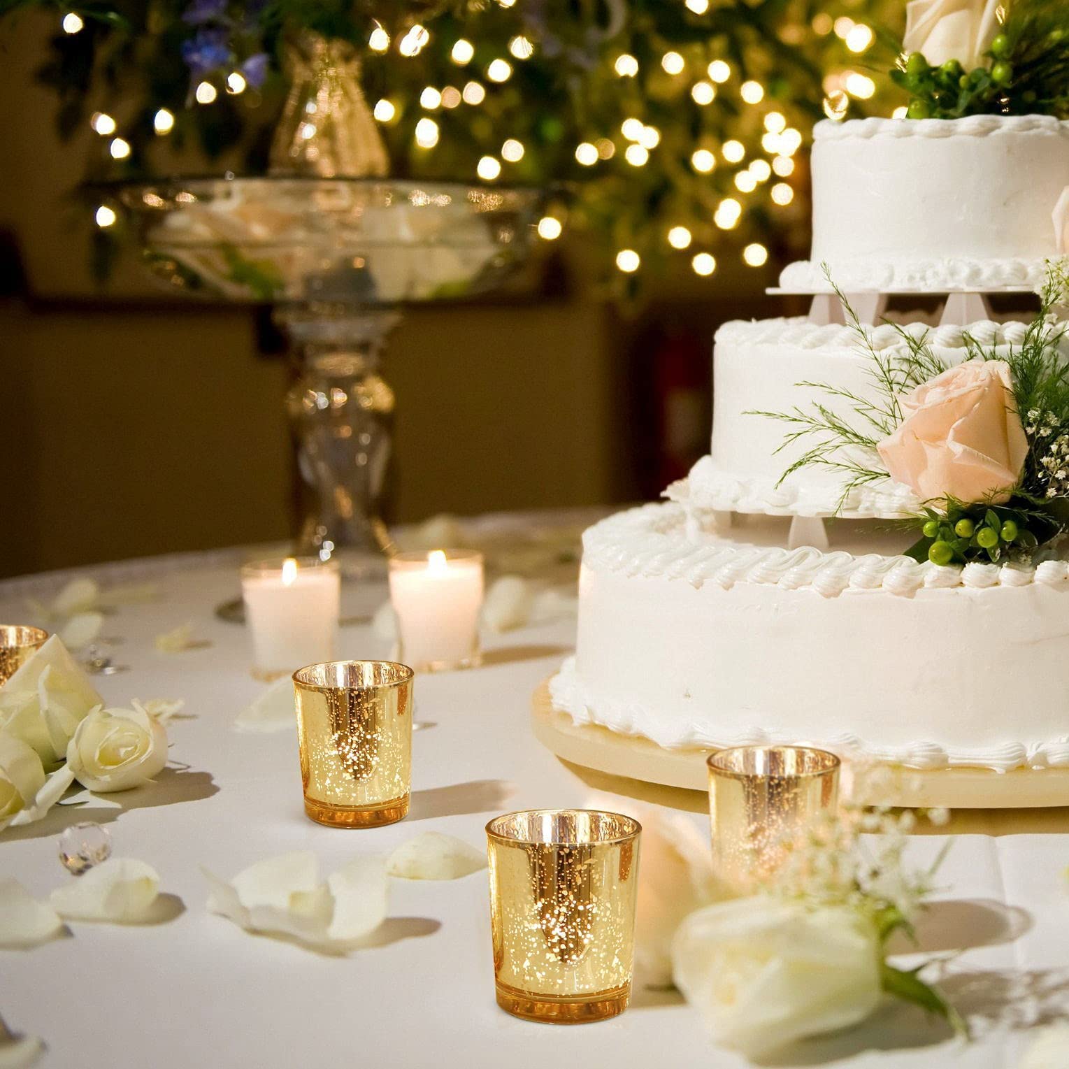 DEVI grouped holders on dining table demonstrating cohesive party styling