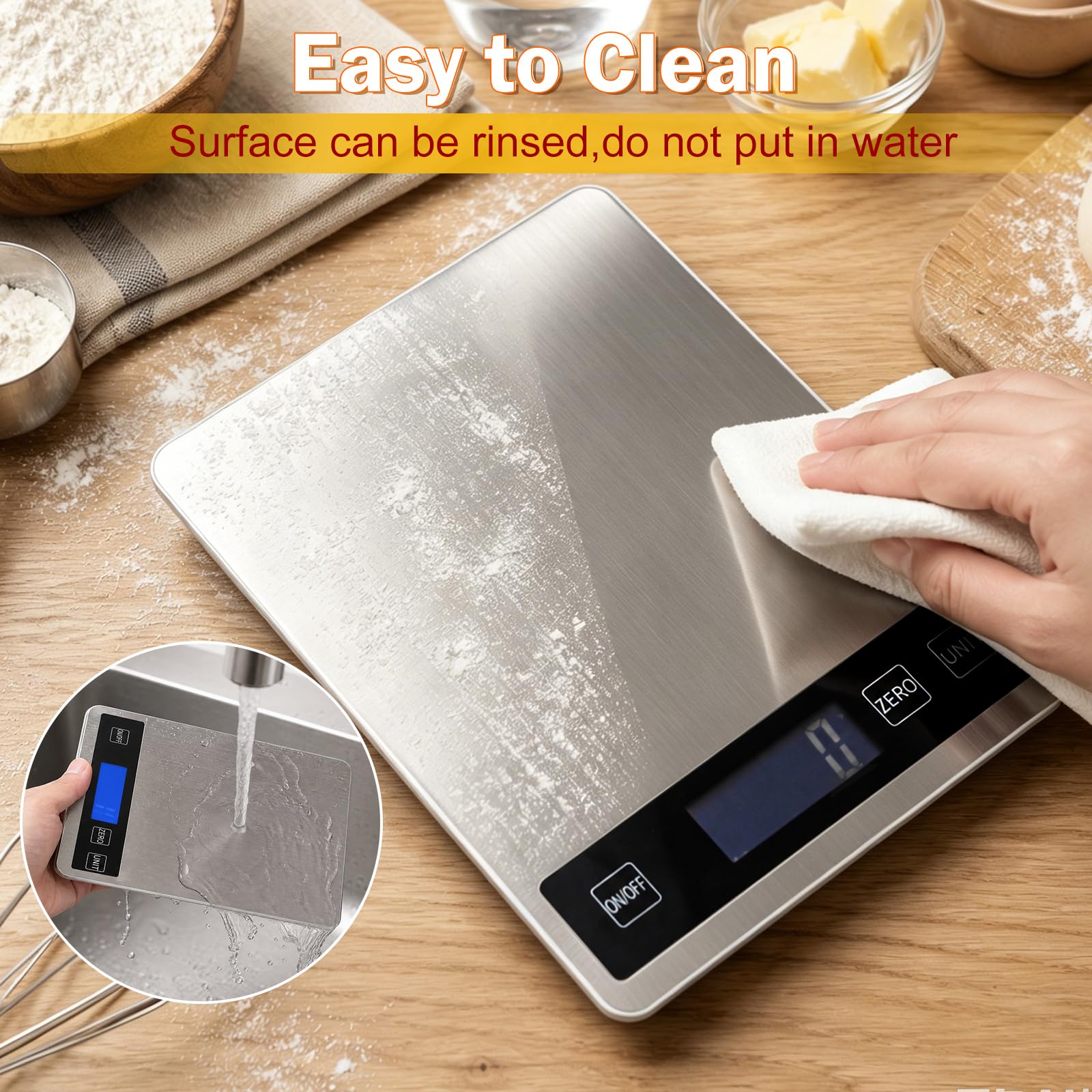 Deweywei boxed with USB cable and battery compartment for flexible power options