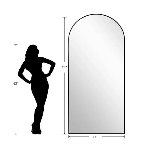 Dewfig black frame profile showing slim silhouette that complements decor