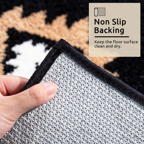 DEXDE clear view of Aztec pattern and stitched edge durability