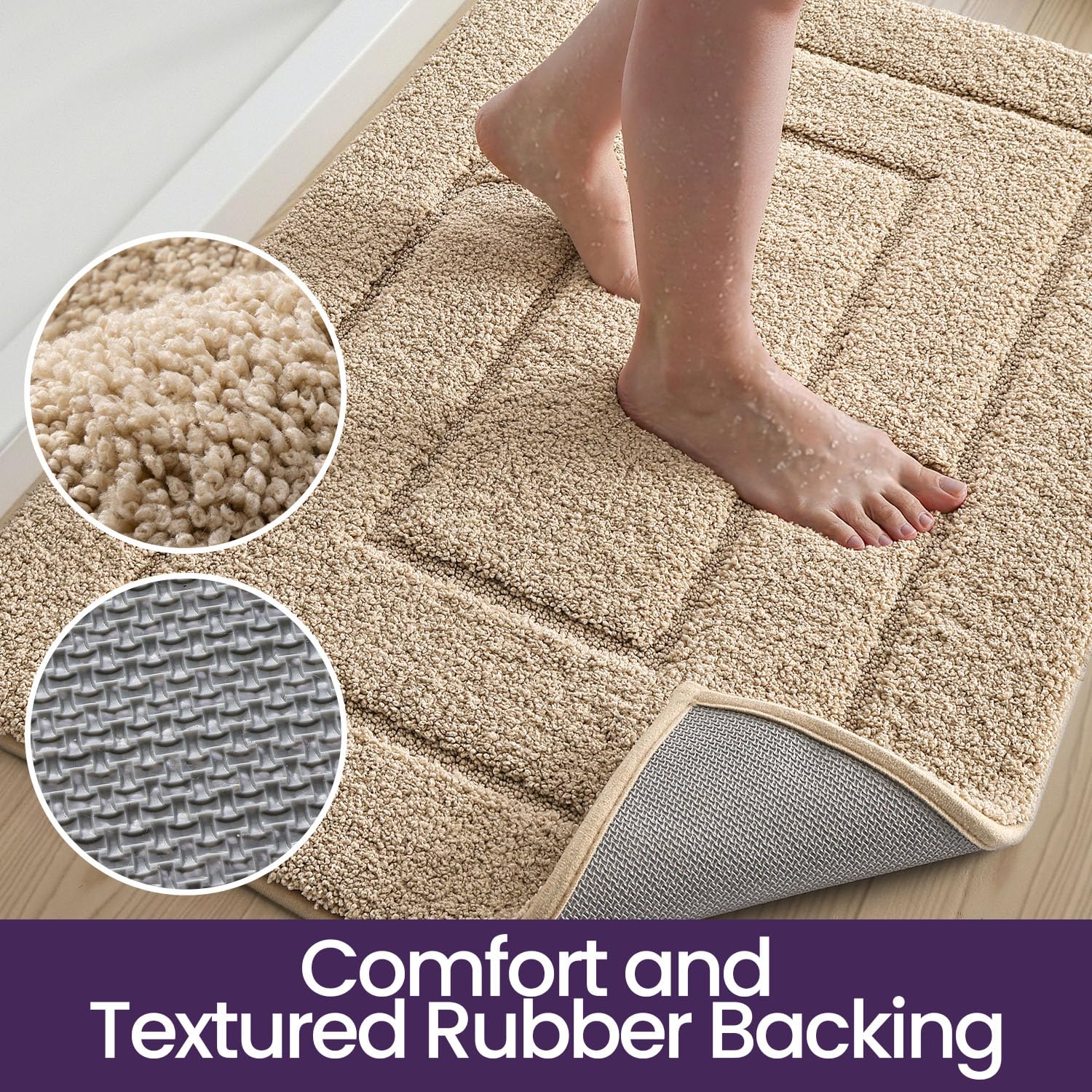 DEXI mat in front of sink illustrating cushioned standing comfort