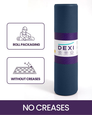 DEXI edge label highlighting 0.4-inch thickness and durability