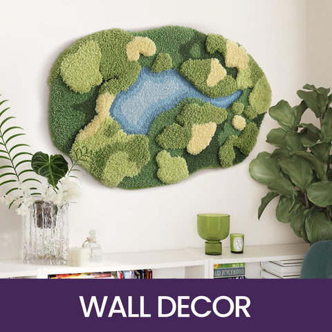 DEXI folded mat illustrating compact storage and machine-washable convenience