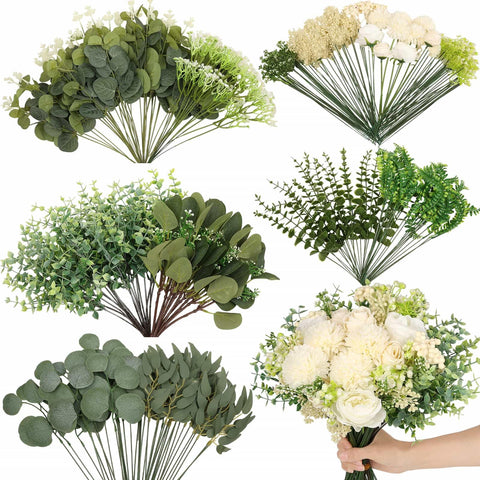 Dexpinzo front packaging showing full 120-piece eucalyptus bulk set and easy selection