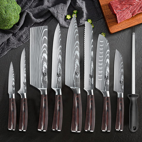 Dfito knives on kitchen counter in lifestyle scene for professional appearance benefit