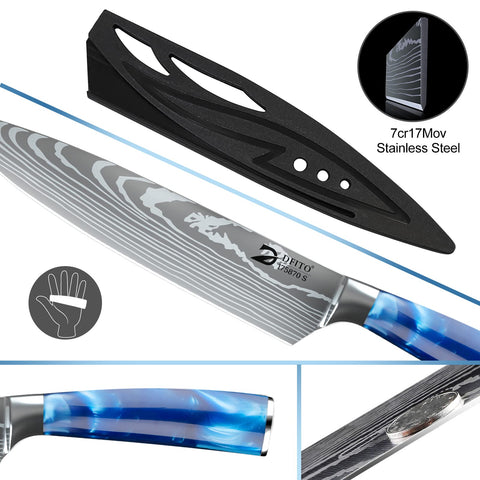 Dfito roll bag open with knives organized for safe storage and transport