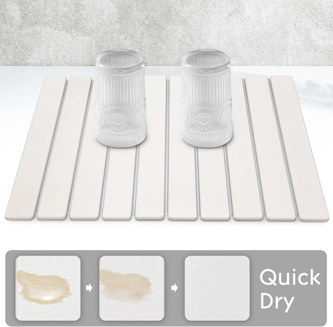 DFJKJUU close-up of porous diatomaceous earth surface highlighting fast absorption benefit