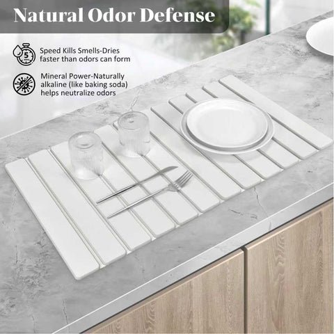 DFJKJUU folded mat compactly stored in drawer for space-saving benefit