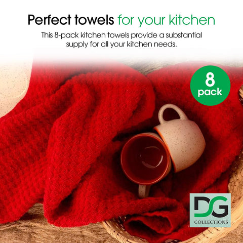 DG Collections close-up of terry cloth texture highlighting high absorbency