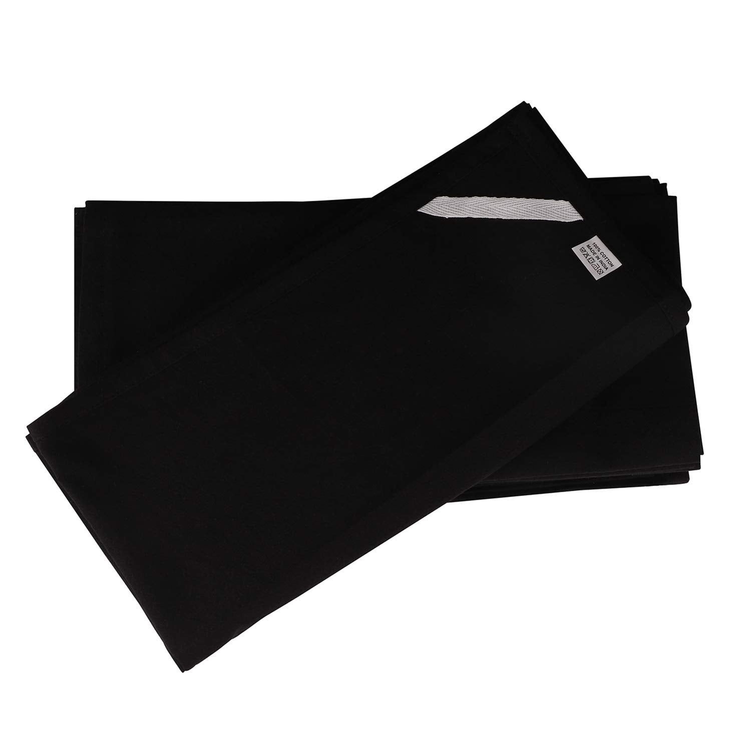 DG Collections towel in use drying glassware demonstrating absorbency and streak-free finish
