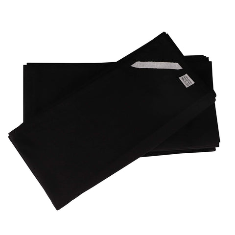 DG Collections towel in use drying glassware demonstrating absorbency and streak-free finish