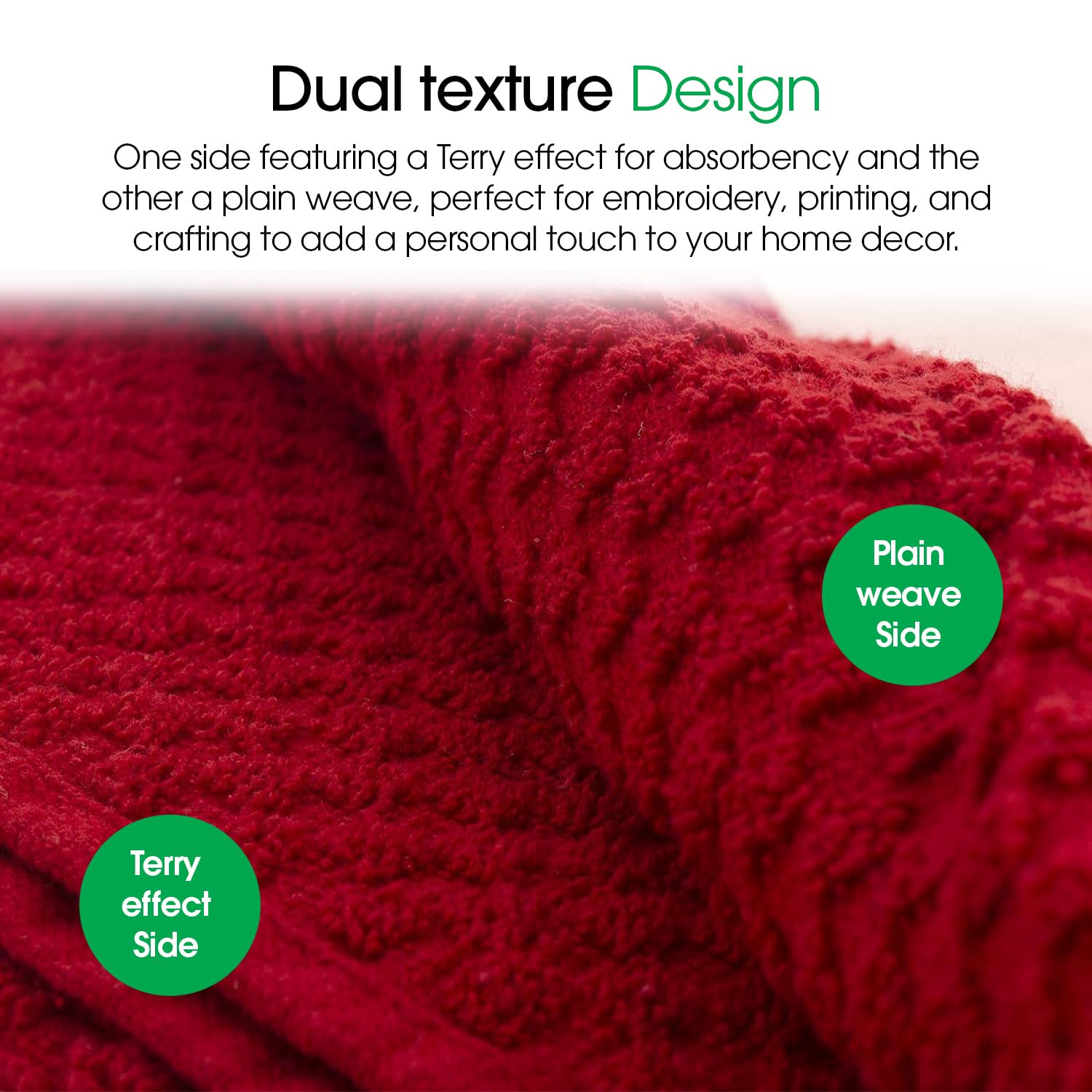 DG Collections towel wiping kitchen counter spill for fast cleanup