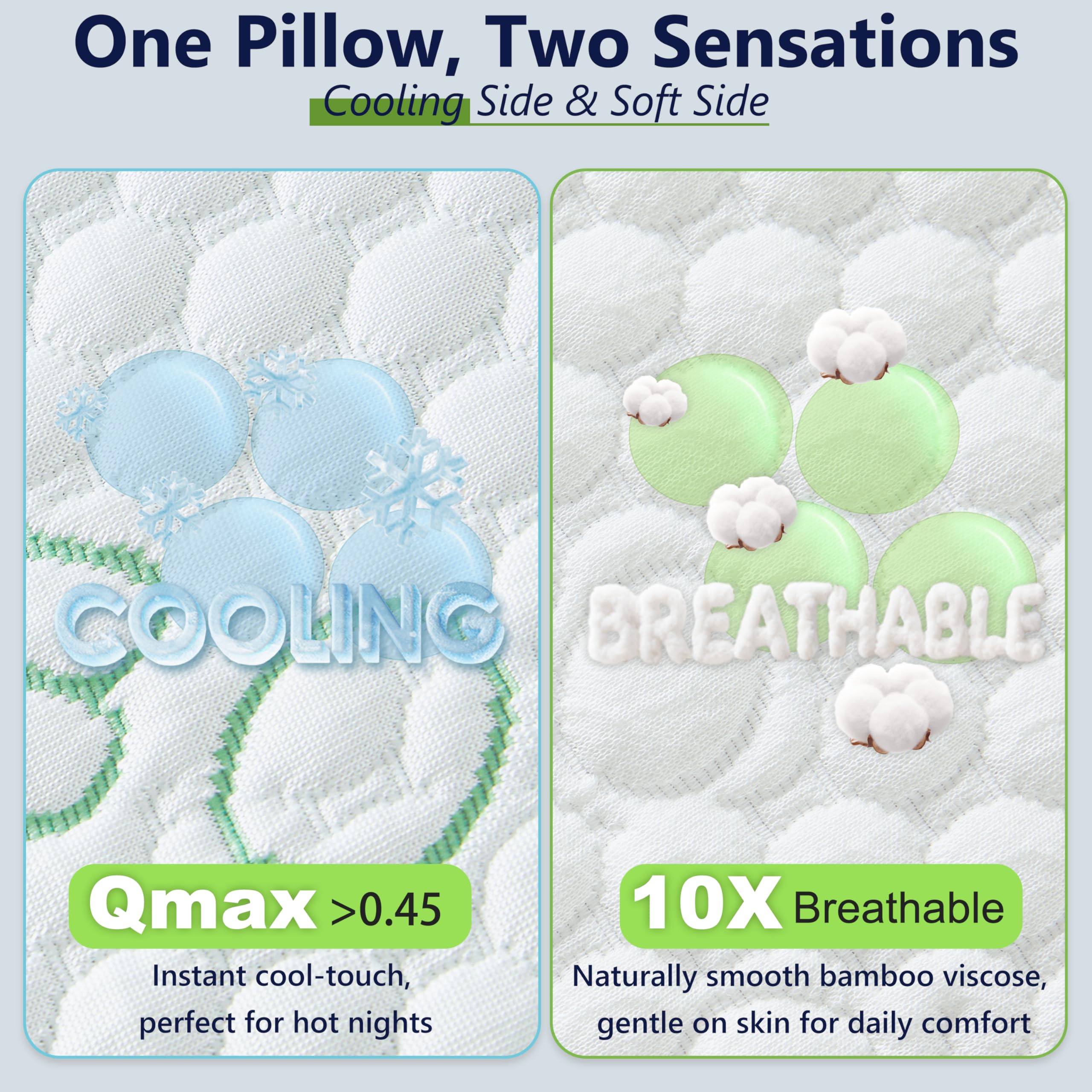 DGPEAR zippered removable cover open to show easy washing and long-lasting freshness