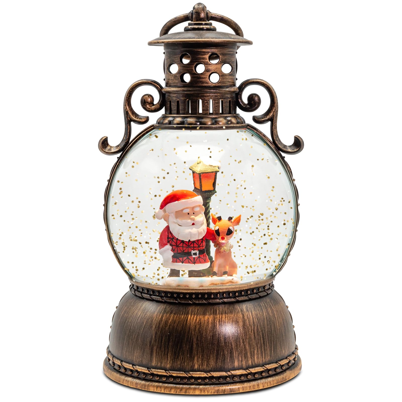 DGSCAK lantern on mantel in holiday setting creating cozy festive ambiance