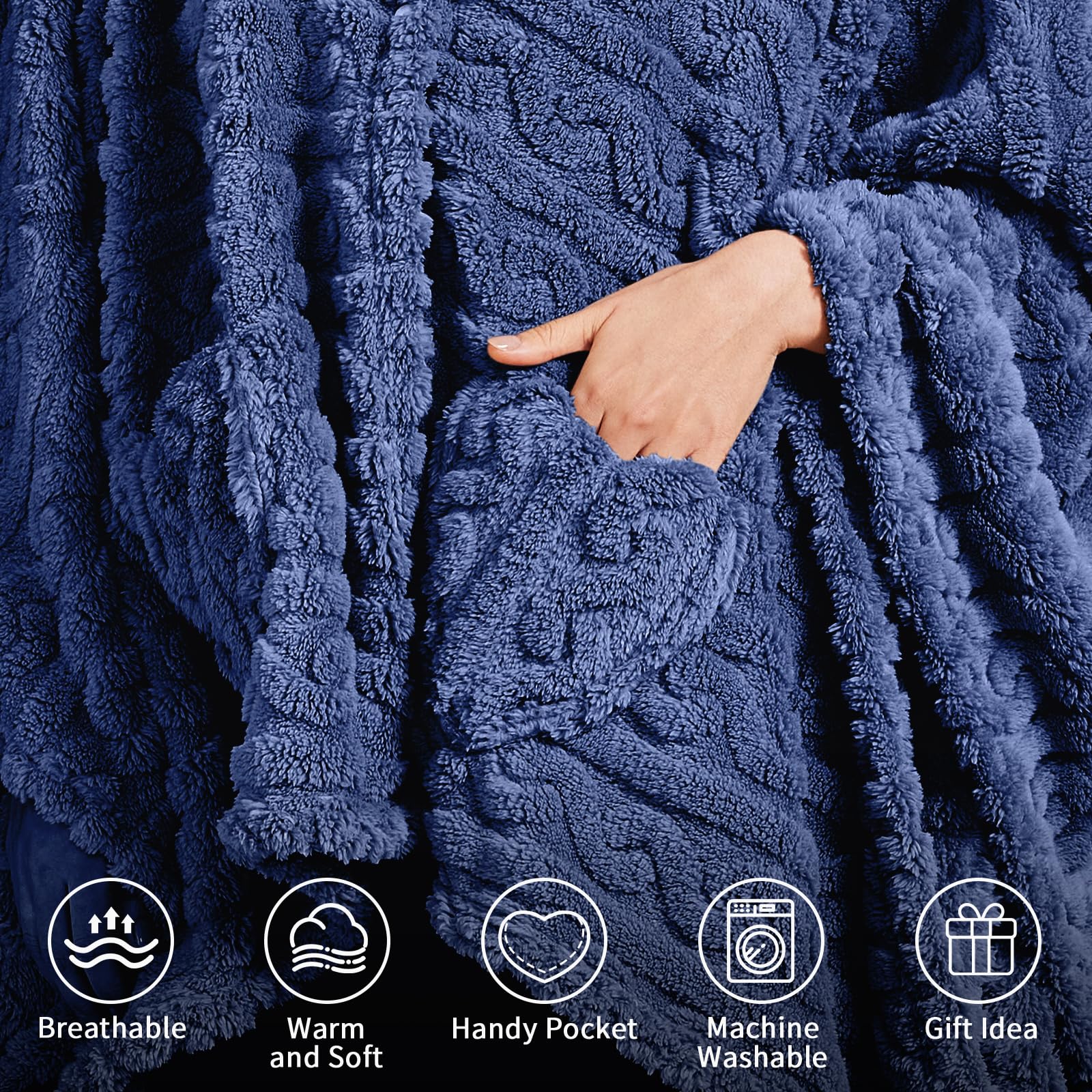 Dgsfmi pockets holding phone and remote for hands-free convenience