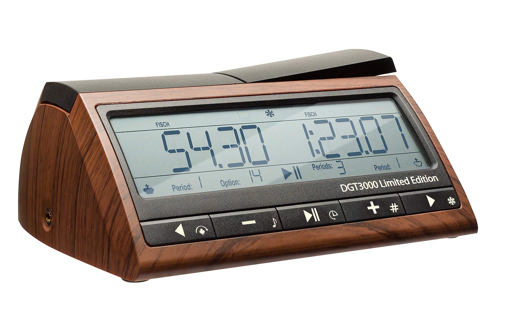 DGT DGT3000 LE front view staged in gift box showing premium wooden look and presentation benefit