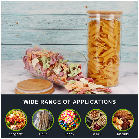 DHSBTLS jars filled with different ingredients for versatile storage benefit