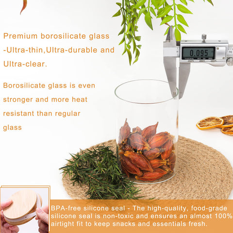 DHSBTLS clear glass detail highlighting high-borosilicate clarity and durability benefit