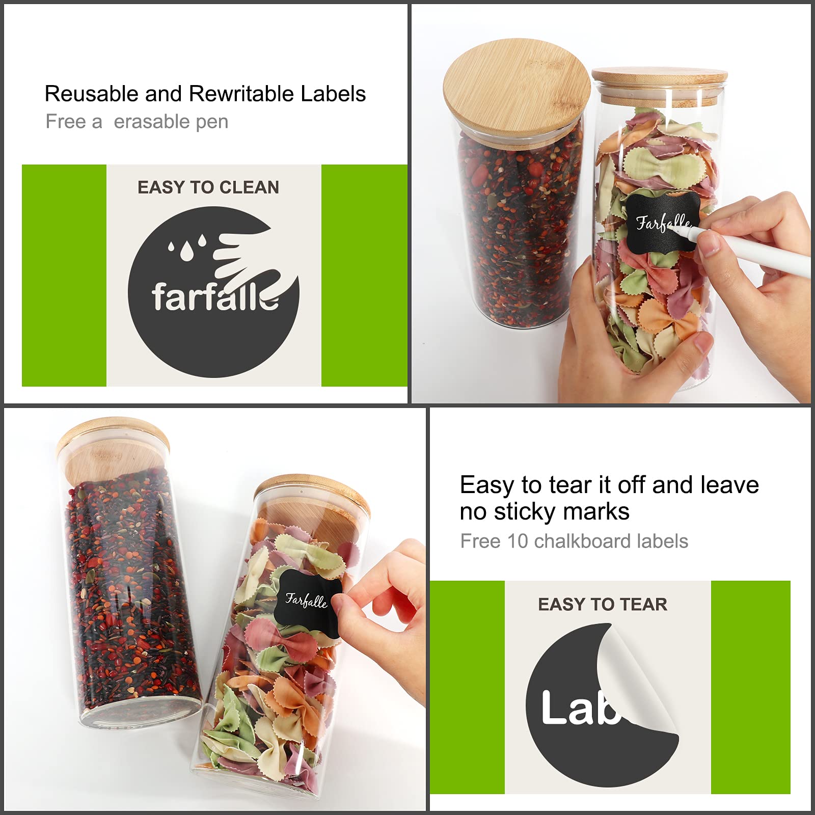 DHSBTLS wide mouth jar being filled for easy access and cleaning benefit