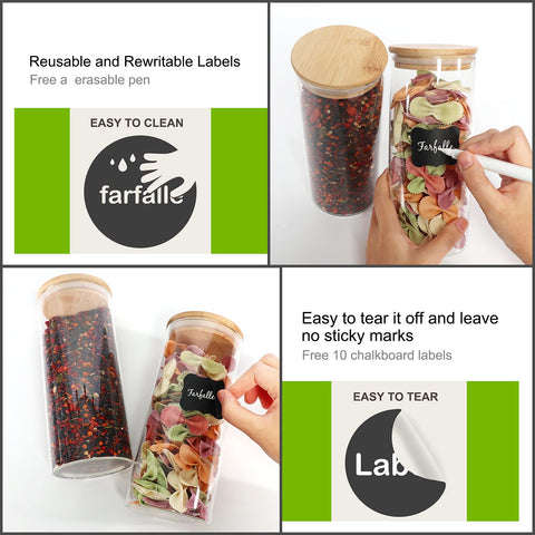 DHSBTLS wide mouth jar being filled for easy access and cleaning benefit