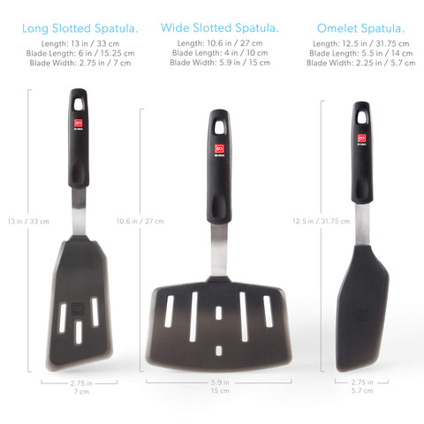 di oro living flexible blade bending to show scraping and lifting strength