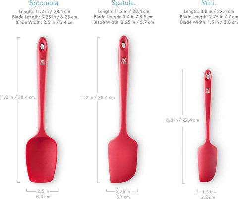 di oro spatula in use on stovetop stirs hot food without scratching cookware