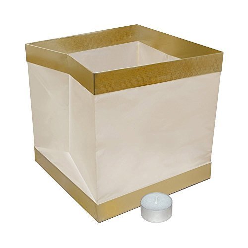 Diagtree individual tea candle with adhesive pad ready to secure for safer floating