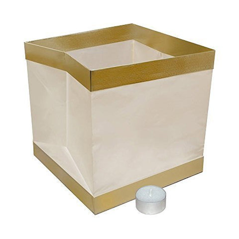 Diagtree individual tea candle with adhesive pad ready to secure for safer floating