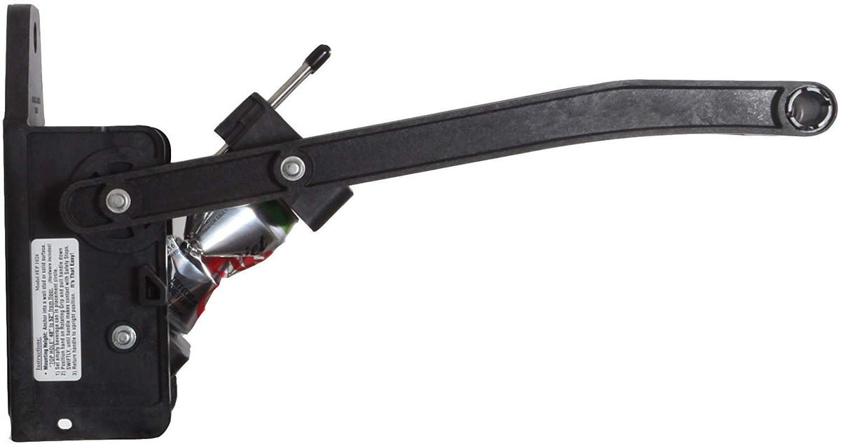 Dial Industries Easy Pull front view showing wall mount and space-saving benefit