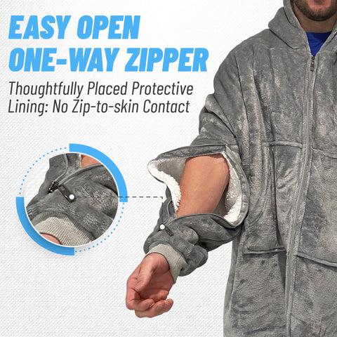 Dialysis Clothing full chest zipper open for PICC or port access