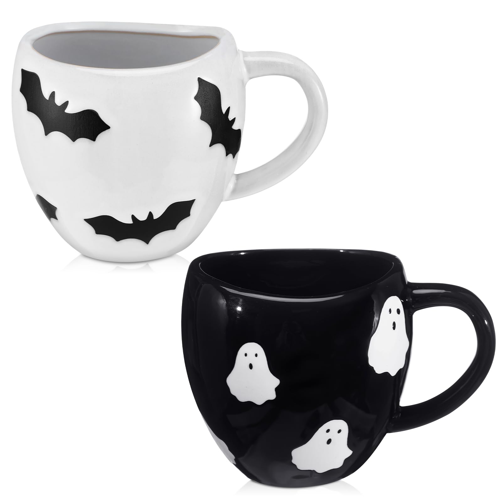 Didaey close-up of ghost mug texture highlighting raised design for tactile enjoyment