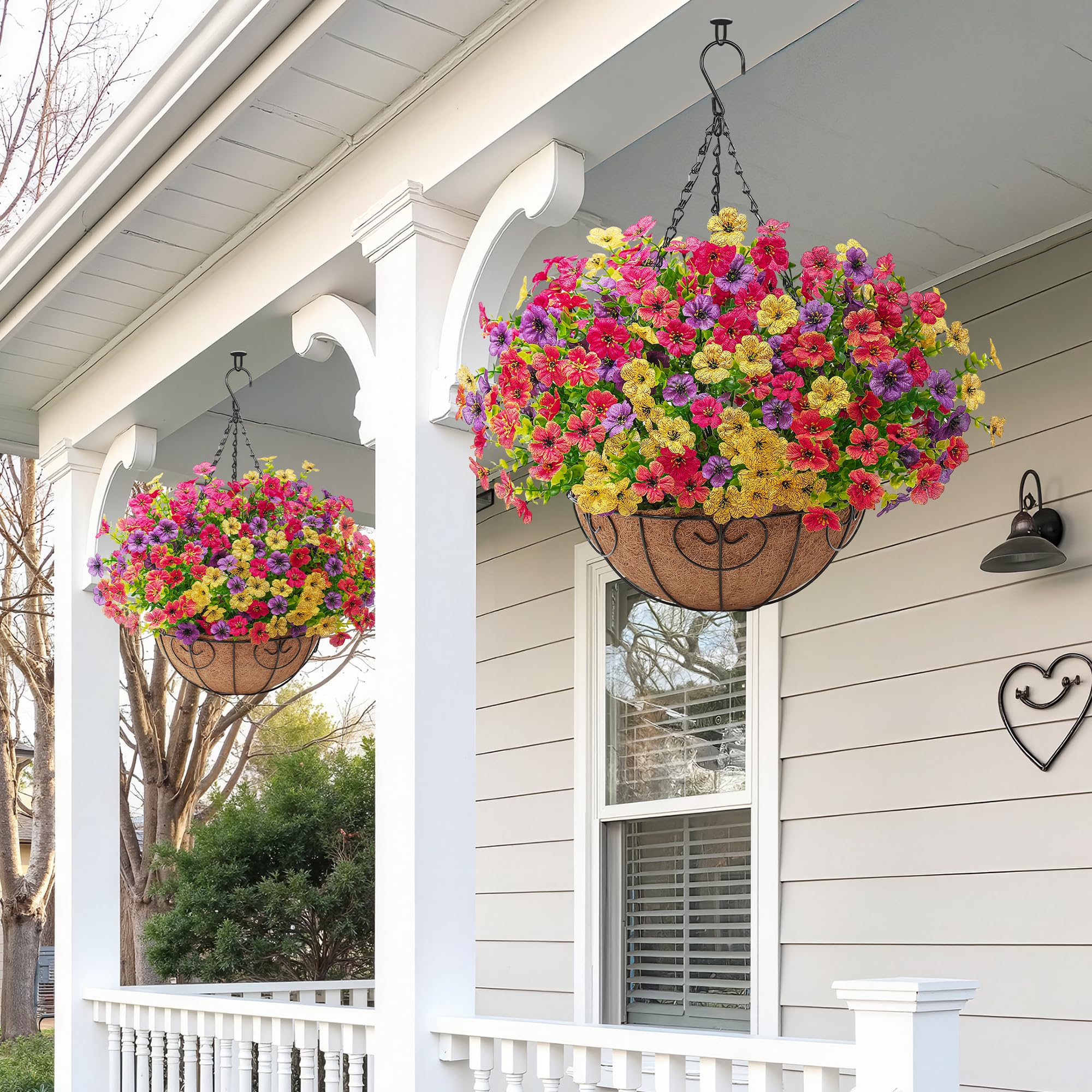 Digtecno basket metal texture and suspension handle for sturdy hanging benefit